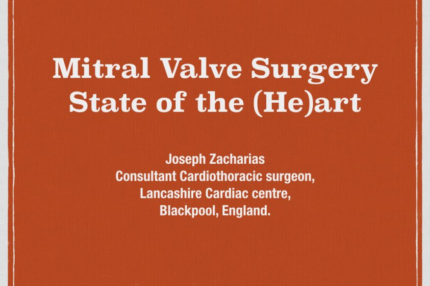 Invited speaker at the Hasselt Minimally invasive cardiac surgery course.